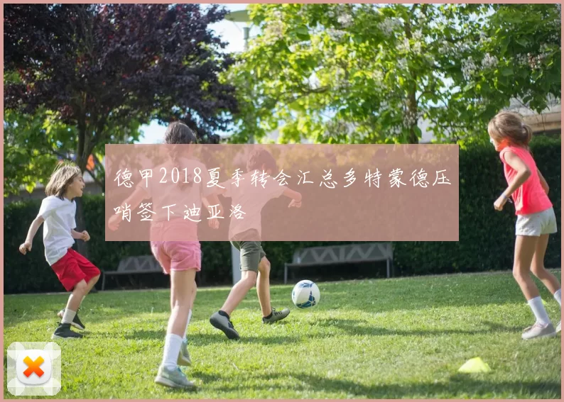 德甲2018夏季转会汇总多特蒙德压哨签下迪亚洛